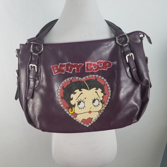 betty boop leather purse